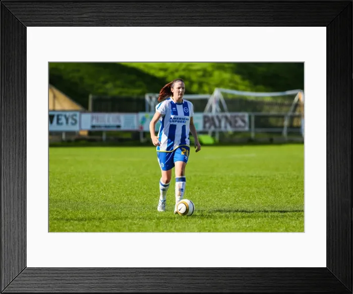 Framed Print : Brighton & Hove Albion Women's Football: 2013-14 Season - Lewes Match Framed Print : Brighton & Hove Albion Women's Football: 2013-14 Season - Lewes Match