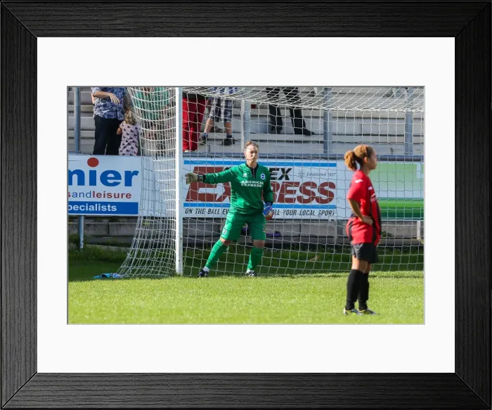 Framed Print : Brighton & Hove Albion Women's Football: 2013-14 Season - Lewes Match Framed Print : Brighton & Hove Albion Women's Football: 2013-14 Season - Lewes Match