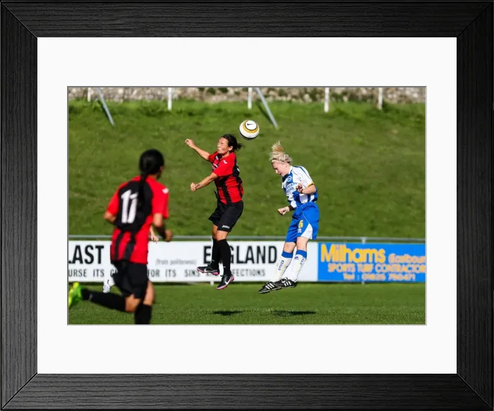 Framed Print : Brighton & Hove Albion Women vs Lewes: A Glance Back at the 2013-14 Season Framed Print : Brighton & Hove Albion Women vs Lewes: A Glance Back at the 2013-14 Season