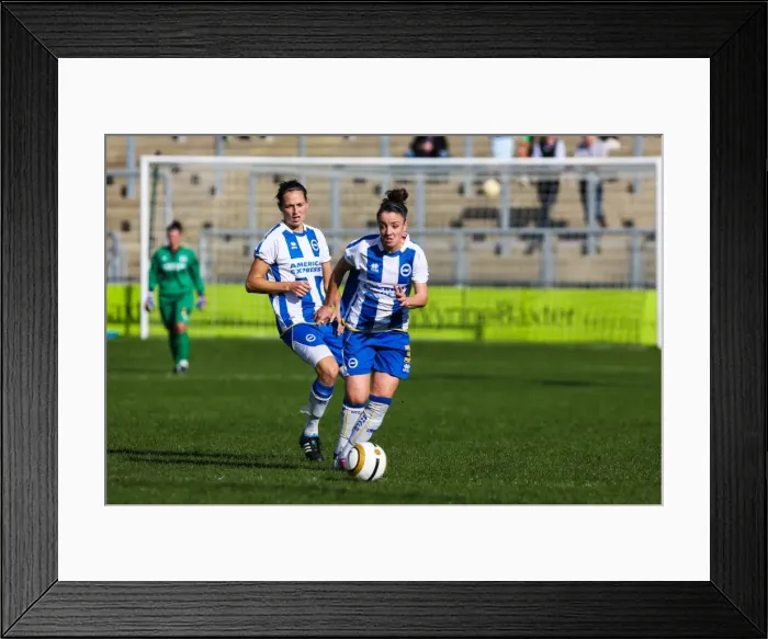 Framed Print : Brighton & Hove Albion Women's Football: 2013-14 Season - Lewes Matches Framed Print : Brighton & Hove Albion Women's Football: 2013-14 Season - Lewes Matches