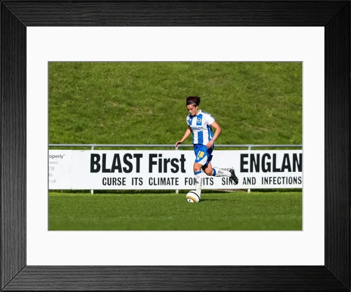Framed Print : Brighton & Hove Albion Women's Football: 2013-14 Season - Lewes Matches