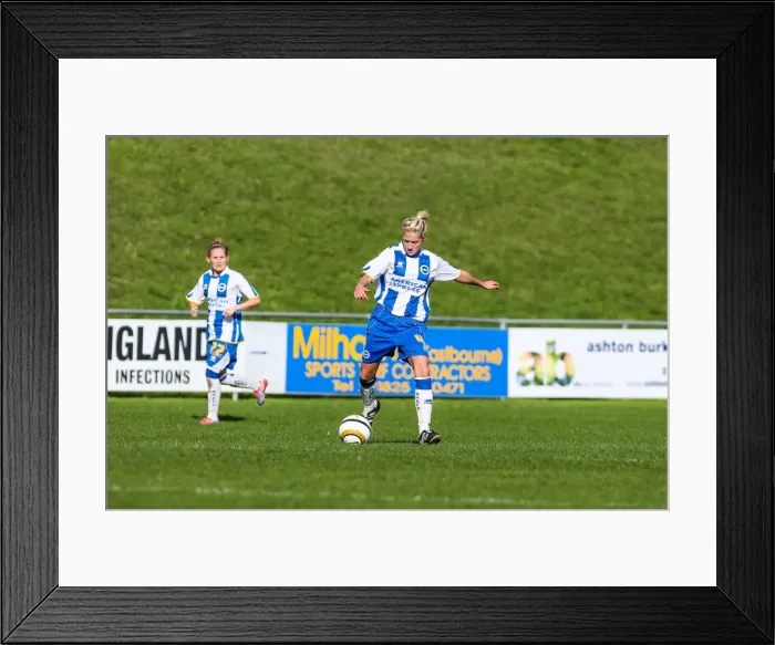 Framed Print : Brighton & Hove Albion Women vs Lewes: A Historic Clash in the 2013-14 Season - Brighton And Hove Albion Framed Print : Brighton & Hove Albion Women vs Lewes: A Historic Clash in the 2013-14 Season - Brighton And Hove Albion