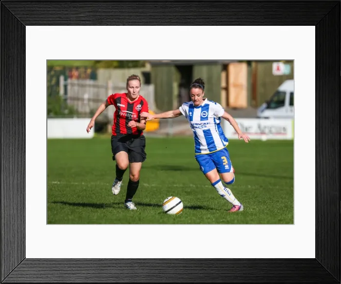 Framed Print : Brighton & Hove Albion Women vs Lewes: A Historic Clash in the 2013-14 Season - Brighton And Hove Albion Framed Print : Brighton & Hove Albion Women vs Lewes: A Historic Clash in the 2013-14 Season - Brighton And Hove Albion