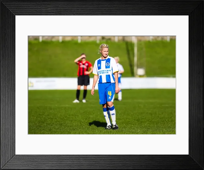 Framed Print : Brighton & Hove Albion Women's Football: 2013-14 Season - Lewes Match Framed Print : Brighton & Hove Albion Women's Football: 2013-14 Season - Lewes Match