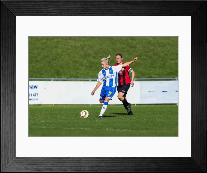 Framed Print : Brighton And Hove Albion Season 2013-14: Womens Matches: Lewes Framed Print : Brighton And Hove Albion Season 2013-14: Womens Matches: Lewes