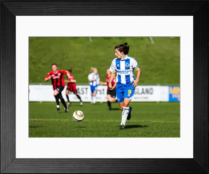 Framed Print : Brighton & Hove Albion Women's Football: 2013-14 Season - Lewes Match Framed Print : Brighton & Hove Albion Women's Football: 2013-14 Season - Lewes Match