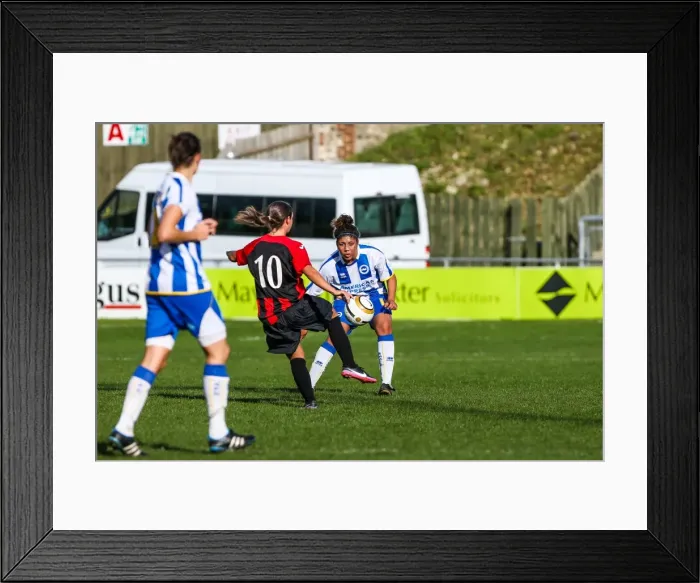 Framed Print : Brighton & Hove Albion Women vs. Lewes: A Historic Clash in the 2013-14 Season - Brighton And Hove Albion Framed Print : Brighton & Hove Albion Women vs. Lewes: A Historic Clash in the 2013-14 Season - Brighton And Hove Albion