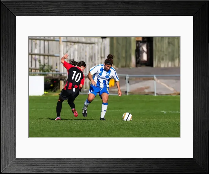 Framed Print : Brighton & Hove Albion Women's Football: 2013-14 Season - Lewes Match Framed Print : Brighton & Hove Albion Women's Football: 2013-14 Season - Lewes Match