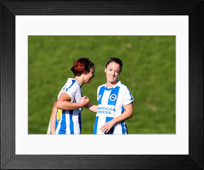 Framed Print : Brighton & Hove Albion Women's Football: 2013-14 Season - Lewes Match Framed Print : Brighton & Hove Albion Women's Football: 2013-14 Season - Lewes Match
