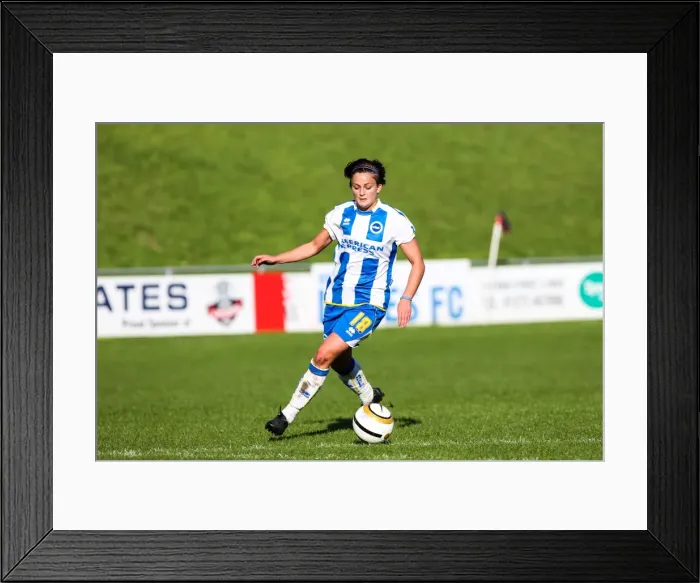 Framed Print : Brighton & Hove Albion Women's Football: 2013-14 Season - Lewes Match Framed Print : Brighton & Hove Albion Women's Football: 2013-14 Season - Lewes Match