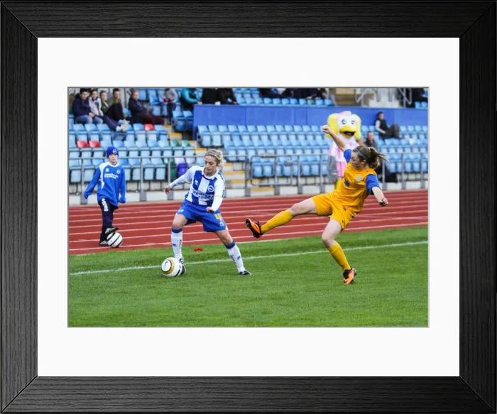 Framed Print : Brighton & Hove Albion Women vs. Gillingham: 2013-14 Season Framed Print : Brighton & Hove Albion Women vs. Gillingham: 2013-14 Season