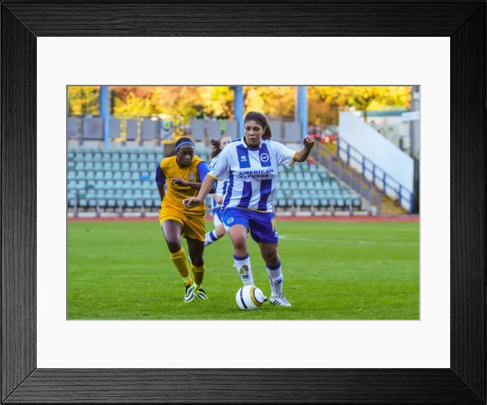 Framed Print : Brighton & Hove Albion Women vs. Gillingham: 2013-14 Season Match Framed Print : Brighton & Hove Albion Women vs. Gillingham: 2013-14 Season Match
