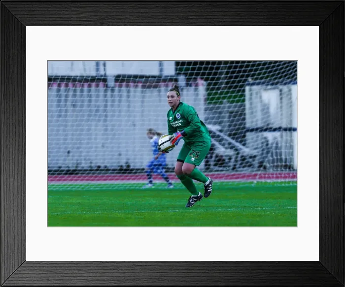 Framed Print : Action-Packed: Brighton & Hove Albion Women vs. Gillingham (2013-14 Season) Framed Print : Action-Packed: Brighton & Hove Albion Women vs. Gillingham (2013-14 Season)