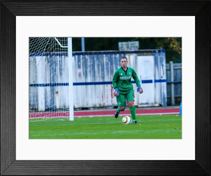 Framed Print : Brighton & Hove Albion Women vs. Gillingham: 2013-14 Season Match Framed Print : Brighton & Hove Albion Women vs. Gillingham: 2013-14 Season Match