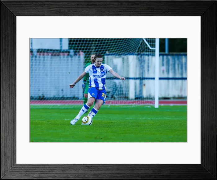 Framed Print : Brighton & Hove Albion Women vs. Gillingham: A FA WSL Clash (2013-14) Framed Print : Brighton & Hove Albion Women vs. Gillingham: A FA WSL Clash (2013-14)