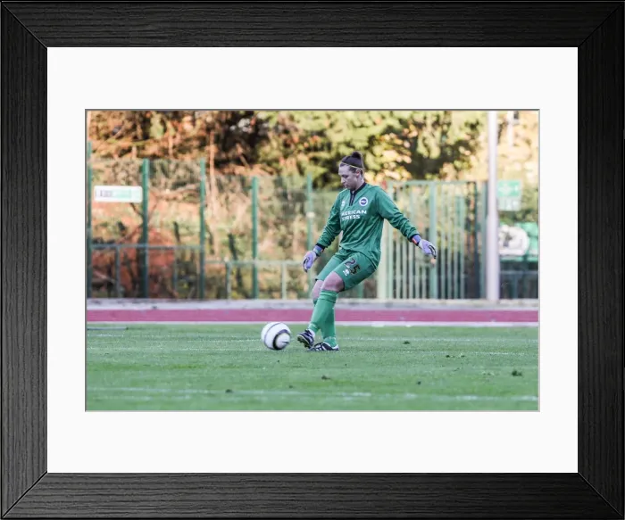 Framed Print : Brighton & Hove Albion Women vs. Gillingham: 2013-14 Season Match Framed Print : Brighton & Hove Albion Women vs. Gillingham: 2013-14 Season Match