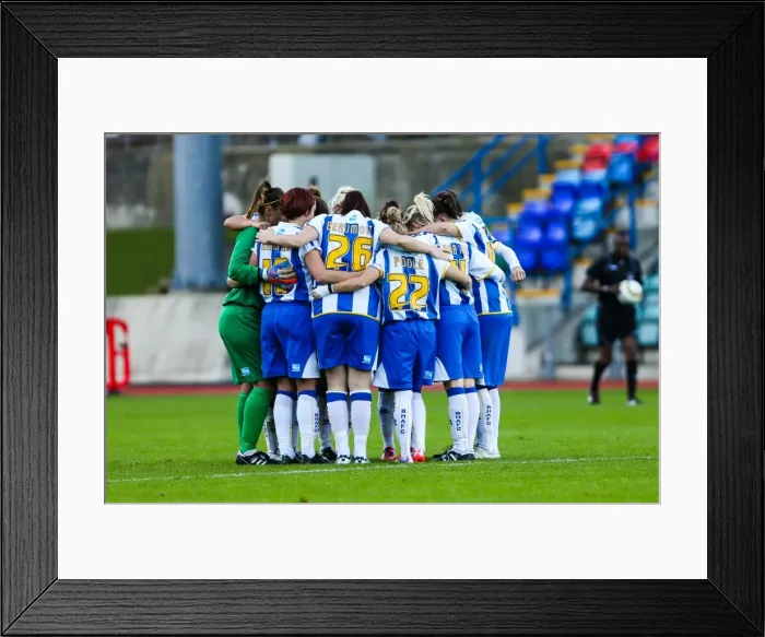 Framed Print : Brighton & Hove Albion Women vs. Gillingham: 2013-14 Season Match Framed Print : Brighton & Hove Albion Women vs. Gillingham: 2013-14 Season Match
