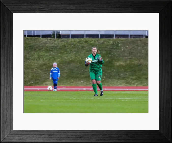 Framed Print : Brighton & Hove Albion vs. Gillingham: 2013-14 Women's Football Match Framed Print : Brighton & Hove Albion vs. Gillingham: 2013-14 Women's Football Match