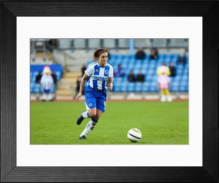 Framed Print : Brighton & Hove Albion Women vs. Gillingham: 2013-14 Season Match Framed Print : Brighton & Hove Albion Women vs. Gillingham: 2013-14 Season Match