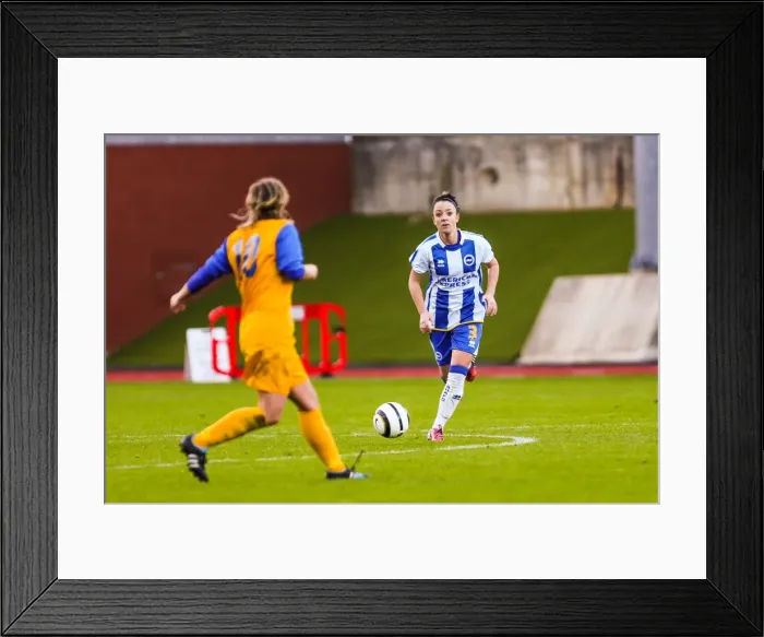 Framed Print : Brighton & Hove Albion Women vs. Gillingham: 2013-14 Season Match Framed Print : Brighton & Hove Albion Women vs. Gillingham: 2013-14 Season Match