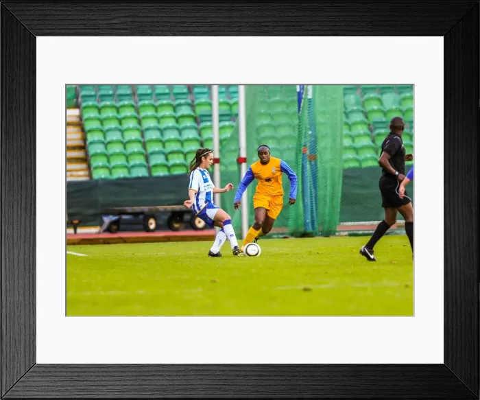 Framed Print : Brighton & Hove Albion Women vs. Gillingham: 2013-14 Season - A Clash in the FA WSL Framed Print : Brighton & Hove Albion Women vs. Gillingham: 2013-14 Season - A Clash in the FA WSL
