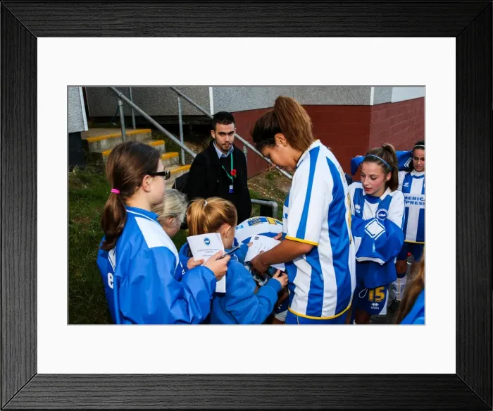 Framed Print : Brighton & Hove Albion Women vs. Gillingham: A Clash in the FA WSL (2013-14 Season) Framed Print : Brighton & Hove Albion Women vs. Gillingham: A Clash in the FA WSL (2013-14 Season)