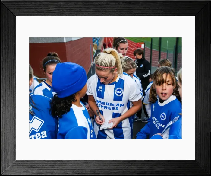 Framed Print : Brighton & Hove Albion Women vs. Gillingham: 2013-14 Season Match Framed Print : Brighton & Hove Albion Women vs. Gillingham: 2013-14 Season Match