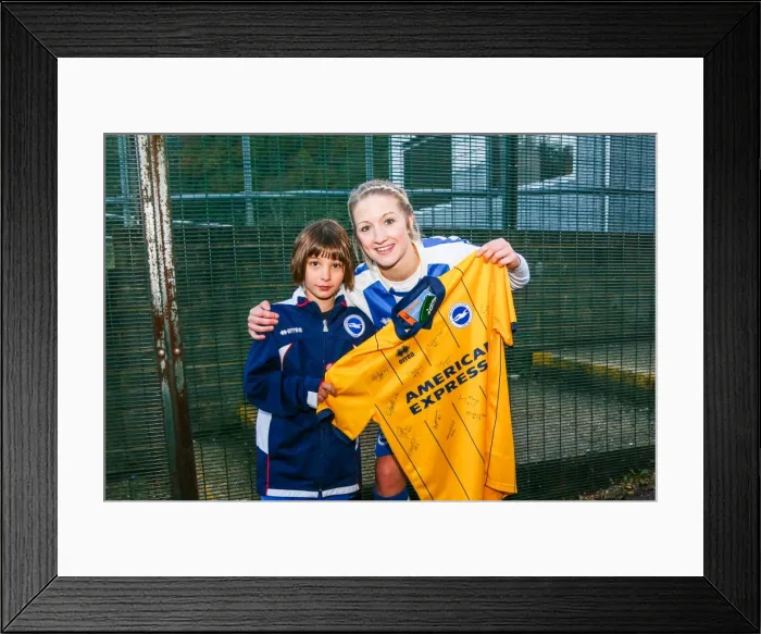 Framed Print : Brighton & Hove Albion Women vs. Gillingham: 2013-14 Season Match Framed Print : Brighton & Hove Albion Women vs. Gillingham: 2013-14 Season Match