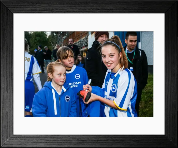 Framed Print : Brighton & Hove Albion Women vs. Gillingham: 2013-14 Season Match Framed Print : Brighton & Hove Albion Women vs. Gillingham: 2013-14 Season Match