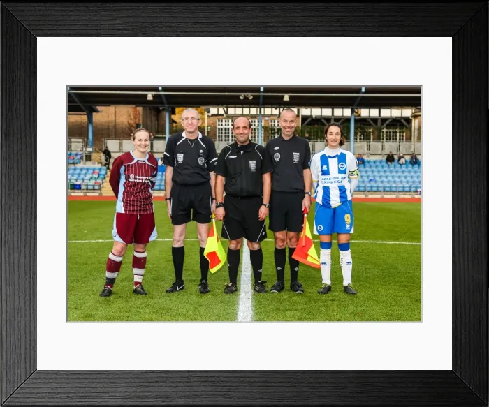 Framed Print : Brighton & Hove Albion Women's Football: Chesham Match, 2013-14 Season - Brighton and Hove Albion Women's Team vs Chesham, 2013-14 Season Framed Print : Brighton & Hove Albion Women's Football: Chesham Match, 2013-14 Season - Brighton and Hove Albion Women's Team vs Chesham, 2013-14 Season