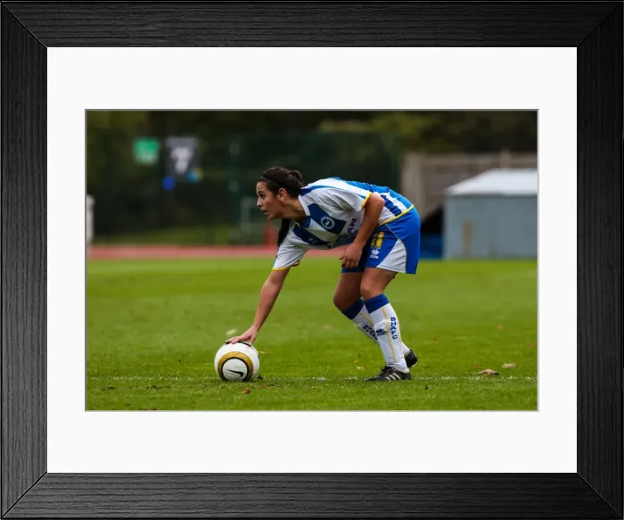 Framed Print : Brighton & Hove Albion Women's Football: Second Win Against Chesham (2013-14 Season) Framed Print : Brighton & Hove Albion Women's Football: Second Win Against Chesham (2013-14 Season)