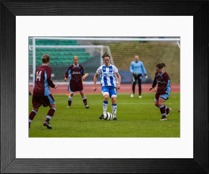 Framed Print : Brighton & Hove Albion Women's Football: Victory Against Chesham (2013-14 Season) Framed Print : Brighton & Hove Albion Women's Football: Victory Against Chesham (2013-14 Season)
