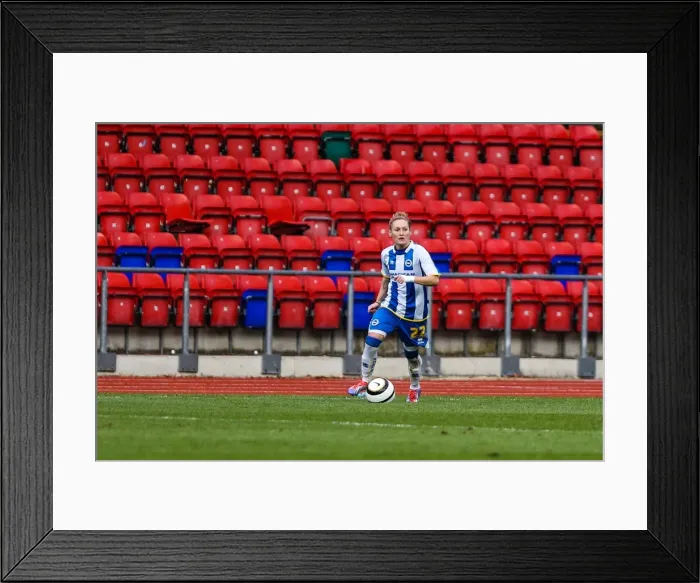 Framed Print : Brighton & Hove Albion Women's Football: Victory Over Chesham (2013-14 Season) Framed Print : Brighton & Hove Albion Women's Football: Victory Over Chesham (2013-14 Season)
