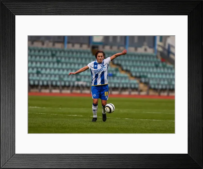 Framed Print : Brighton & Hove Albion Women's Football: Chesham (2) - Season 2013-14 Framed Print : Brighton & Hove Albion Women's Football: Chesham (2) - Season 2013-14