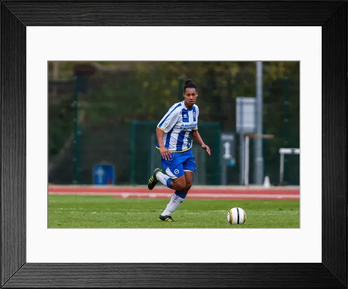 Framed Print : Brighton & Hove Albion Women: 2013-14 Season - Chesham Match