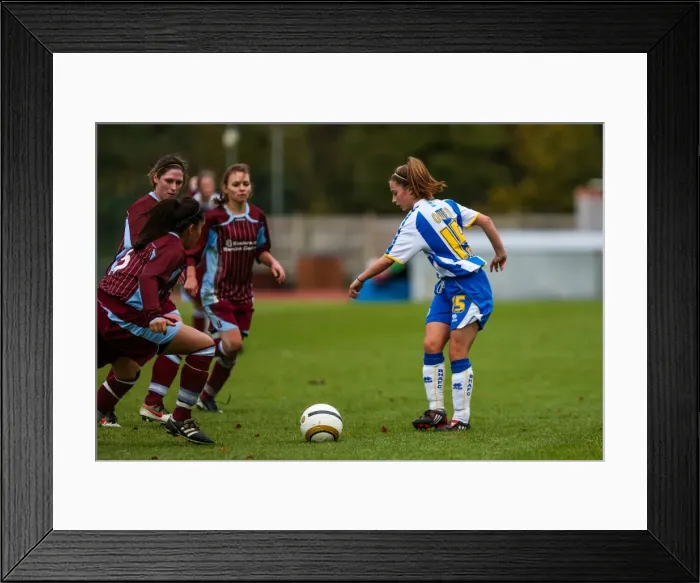 Framed Print : Brighton & Hove Albion Women: 2013-14 Season - Chesham Match Framed Print : Brighton & Hove Albion Women: 2013-14 Season - Chesham Match