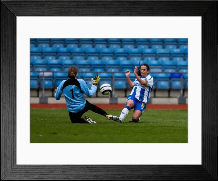 Framed Print : Brighton & Hove Albion Women's Football: Victory Over Chesham (2013-14 Season) Framed Print : Brighton & Hove Albion Women's Football: Victory Over Chesham (2013-14 Season)