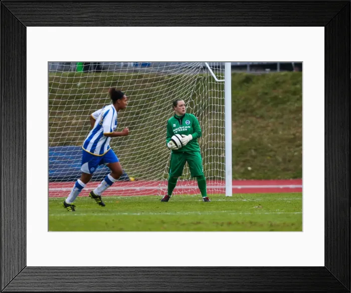 Framed Print : Brighton & Hove Albion Women: 2013-14 Season - Chesham Match Framed Print : Brighton & Hove Albion Women: 2013-14 Season - Chesham Match