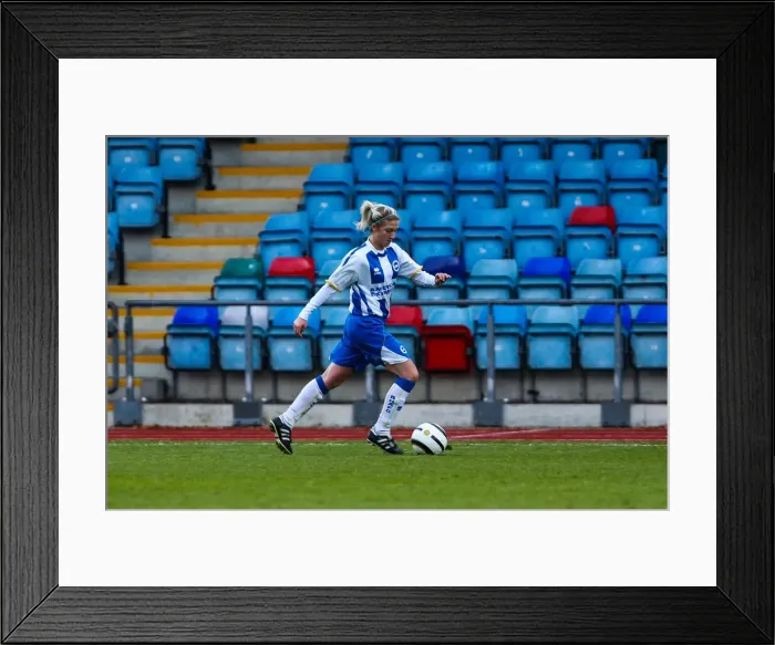 Framed Print : Brighton & Hove Albion Women's Football: Victory Over Chesham (2013-14 Season) Framed Print : Brighton & Hove Albion Women's Football: Victory Over Chesham (2013-14 Season)