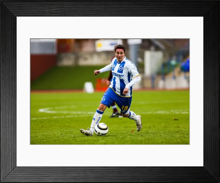 Framed Print : Brighton & Hove Albion Women's Football: Chesham (2) - Season 2013-14 Framed Print : Brighton & Hove Albion Women's Football: Chesham (2) - Season 2013-14