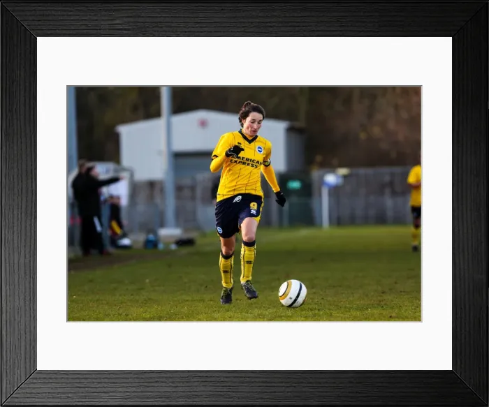 Framed Print : Battle of the South Coast: Brighton & Hove Albion vs. Tottenham - Women's Football, 2013-14 Season Framed Print : Battle of the South Coast: Brighton & Hove Albion vs. Tottenham - Women's Football, 2013-14 Season