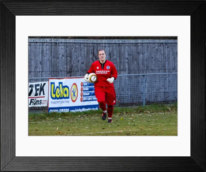 Framed Print : Battle of the Seaside: Brighton & Hove Albion vs. Tottenham - Women's Football Clash in the 2013-14 Season Framed Print : Battle of the Seaside: Brighton & Hove Albion vs. Tottenham - Women's Football Clash in the 2013-14 Season