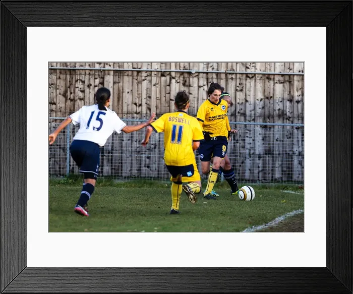 Framed Print : Battle of the South Coast: Brighton & Hove Albion vs. Tottenham - Women's Football, 2013-14 Season Framed Print : Battle of the South Coast: Brighton & Hove Albion vs. Tottenham - Women's Football, 2013-14 Season
