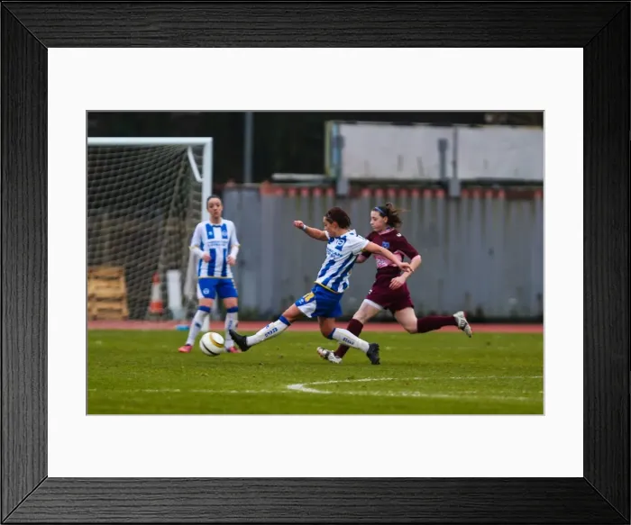 Framed Print : Brighton & Hove Albion Women vs. Portsmouth: 2013-14 Season Match Framed Print : Brighton & Hove Albion Women vs. Portsmouth: 2013-14 Season Match