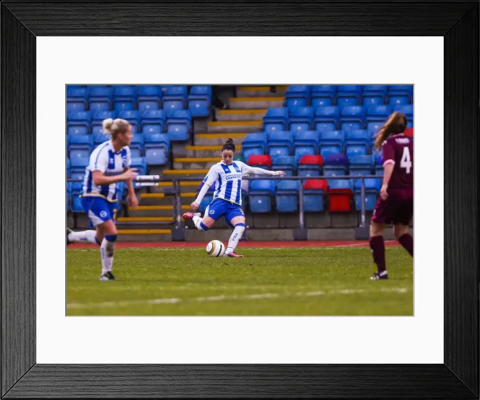 Framed Print : Brighton & Hove Albion Women vs. Portsmouth: 2013-14 Season Match Framed Print : Brighton & Hove Albion Women vs. Portsmouth: 2013-14 Season Match