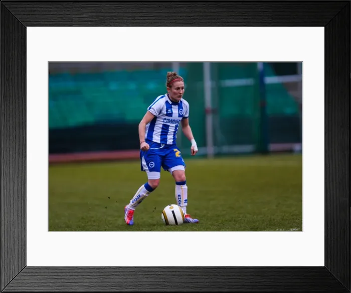 Framed Print : Brighton & Hove Albion Women vs. Portsmouth: 2013-14 Season Match Framed Print : Brighton & Hove Albion Women vs. Portsmouth: 2013-14 Season Match