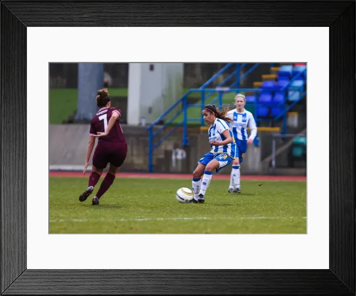 Framed Print : Brighton & Hove Albion Women vs. Portsmouth: 2013-14 Season Match Framed Print : Brighton & Hove Albion Women vs. Portsmouth: 2013-14 Season Match