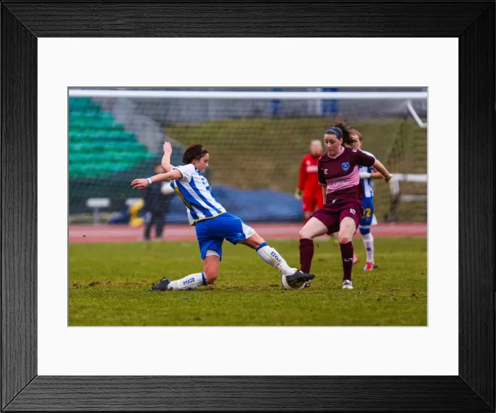 Framed Print : Brighton & Hove Albion Women vs. Portsmouth: 2013-14 Season - A Football Rivalry Framed Print : Brighton & Hove Albion Women vs. Portsmouth: 2013-14 Season - A Football Rivalry