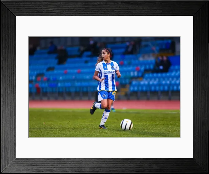 Framed Print : Action-Packed: Brighton & Hove Albion Women vs. Portsmouth (2013-14 Season) Framed Print : Action-Packed: Brighton & Hove Albion Women vs. Portsmouth (2013-14 Season)