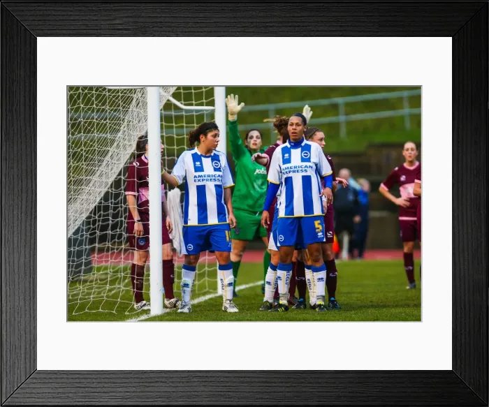 Framed Print : Brighton & Hove Albion Women vs. Portsmouth: 2013-14 Season Match Framed Print : Brighton & Hove Albion Women vs. Portsmouth: 2013-14 Season Match